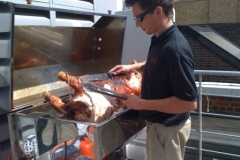 Hog Roast in the sky for Work Group Plc