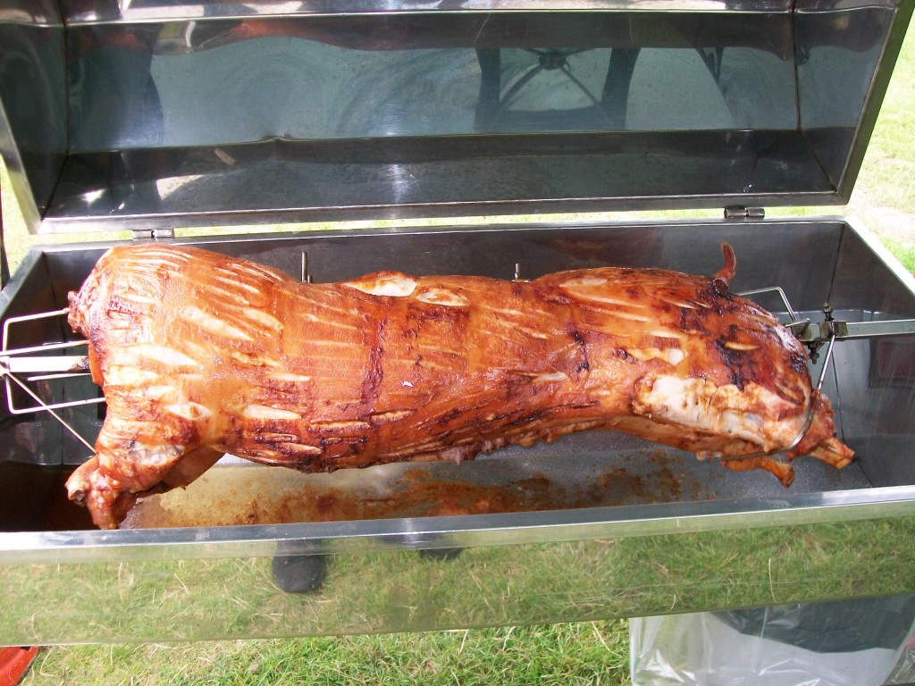 hog roast event in chelsea by Big Roast